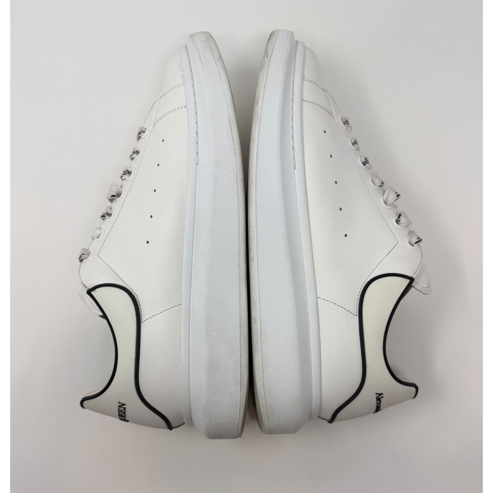 Alexander McQueen Oversized Sneaker White/Black Trim Size 13.5 US 46.5 EU - Picture 3 of 8